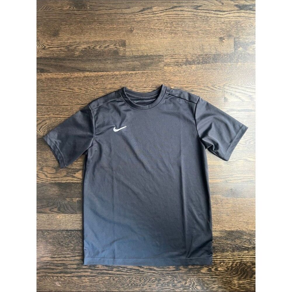 Nike Youth Boys Park VII Black Short Sleeve Jersey T-Shirt Tee Dri-Fit | XL